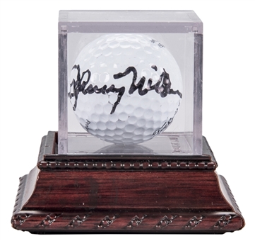 Johnny Miller Signed Titleist Golf Ball From Dick Enberg Collection (Letter of Provenance & Beckett PreCert)